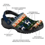 personalized utsa roadrunners christmas motif clogs best selling