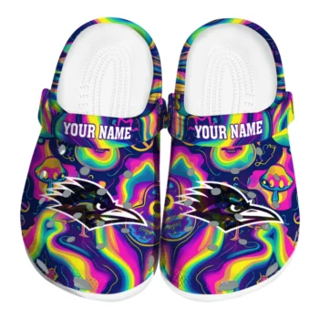 personalized utsa roadrunners swirling mushrooms clogs best selling