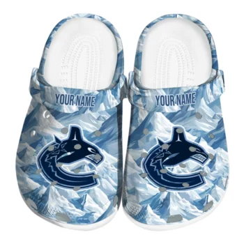 personalized vancouver canucks mountain artwork clogs best selling