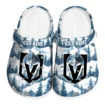 personalized vegas golden knights snowy mountains clogs best selling