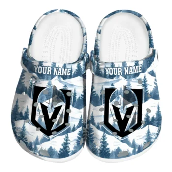 personalized vegas golden knights snowy mountains clogs best selling