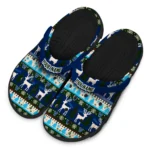 personalized villanova wildcats christmas motif clogs best selling
