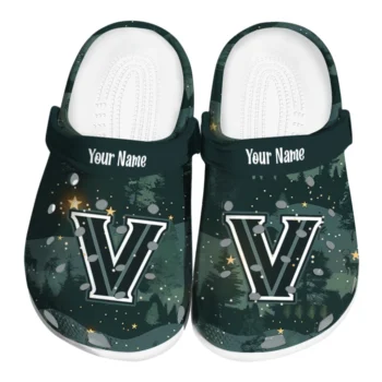 personalized villanova wildcats deer nightscape clogs best selling