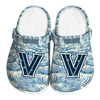personalized villanova wildcats sea swirls clogs best selling