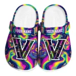 personalized villanova wildcats swirling mushrooms clogs best selling