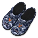 personalized virginia cavaliers snowy hills clogs best selling