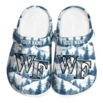 personalized wake forest demon deacons snowy mountains clogs best selling