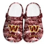 personalized washington commanders snowy hills clogs best selling