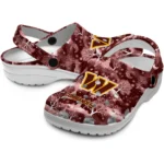 personalized washington commanders snowy hills clogs best selling