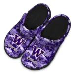 personalized washington huskies snowy hills clogs best selling