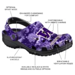 personalized washington huskies snowy hills clogs best selling