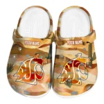 personalized washington state cougars desert layers clogs best selling
