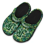 personalized washington state cougars tropical leaves clogs best selling