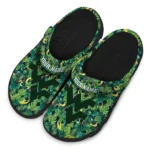 personalized west virginia mountaineers tropical leaves clogs best selling
