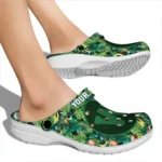 personalized western michigan broncos tropical leaves clogs best selling