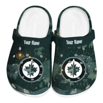 personalized winnipeg jets deer nightscape clogs best selling