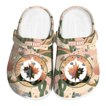 personalized winnipeg jets desert cactus pattern clogs best selling