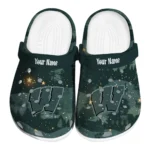 personalized wisconsin badgers deer nightscape clogs best selling