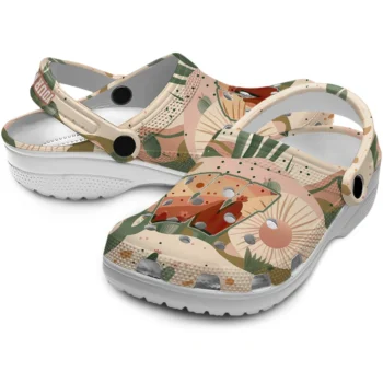 personalized wisconsin badgers desert cactus pattern clogs high quality