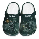 personalized wyoming cowboys deer nightscape clogs best selling