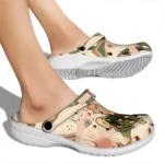 personalized wyoming cowboys desert cactus pattern clogs best selling