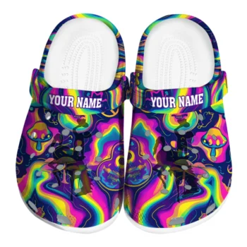 personalized wyoming cowboys swirling mushrooms clogs best selling