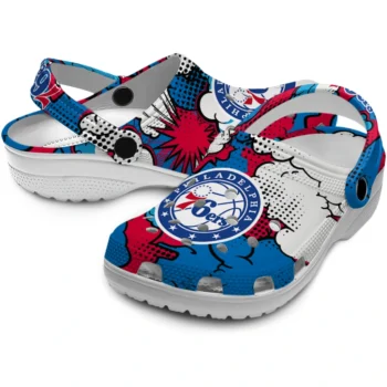 philadelphia 76ers cloud splash clogs high quality