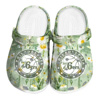 philadelphia 76ers daisy cluster clogs best selling