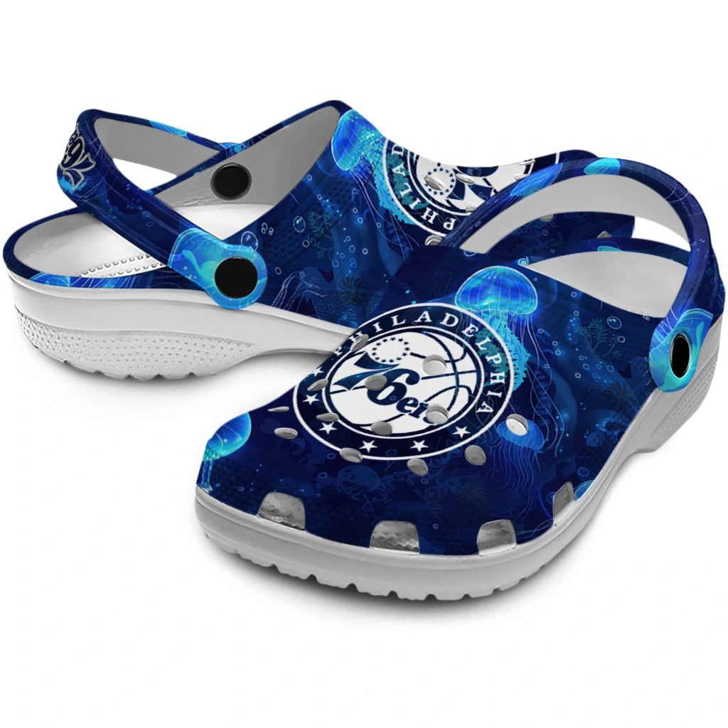 philadelphia 76ers jellyfish ocean clogs high quality philadelphia 76ers jellyfish ocean clogs high quality