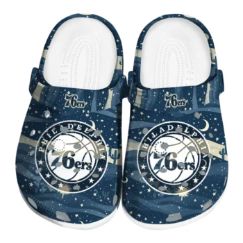 philadelphia 76ers night cactus clogs best selling