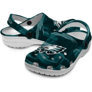 philadelphia eagles canyon layers clogs high quality