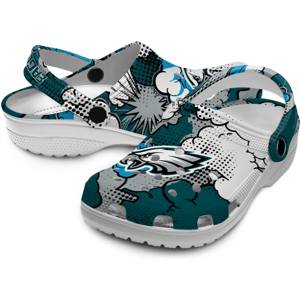 philadelphia eagles cloud splash clogs high quality philadelphia eagles cloud splash clogs high quality