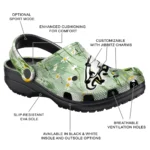 philadelphia eagles daisy cluster clogs best selling