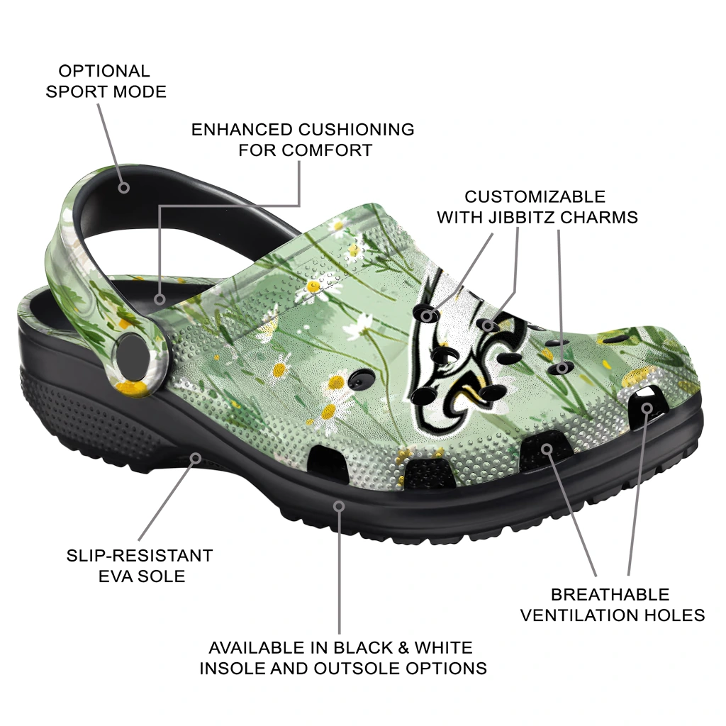 philadelphia eagles daisy cluster clogs new arrival philadelphia eagles daisy cluster clogs new arrival