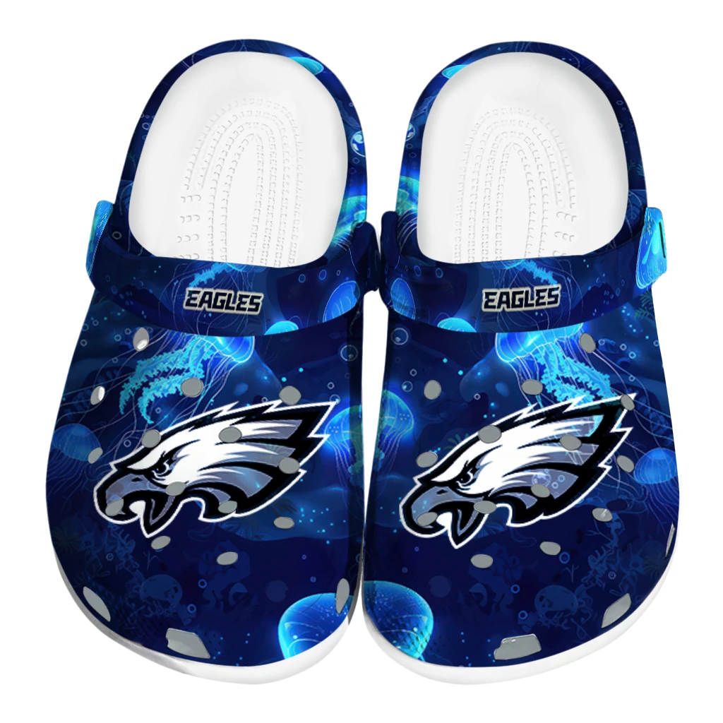 philadelphia eagles jellyfish ocean clogs best selling philadelphia eagles jellyfish ocean clogs best selling
