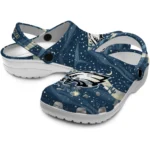 philadelphia eagles night cactus clogs best selling