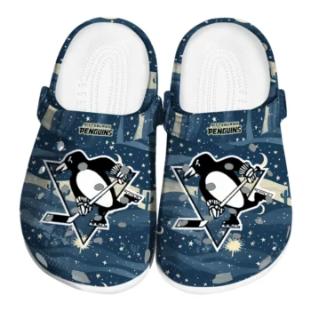 pittsburgh penguins night cactus clogs best selling