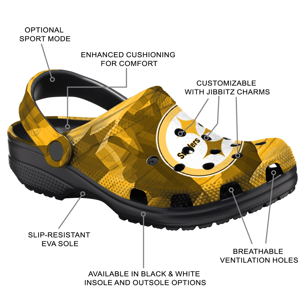 pittsburgh steelers canyon layers clogs new arrival pittsburgh steelers canyon layers clogs new arrival