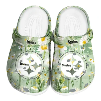 pittsburgh steelers daisy cluster clogs best selling