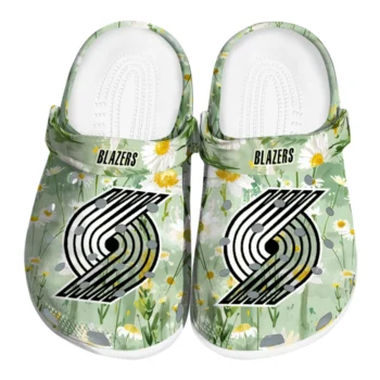 portland trail blazers daisy cluster clogs best selling