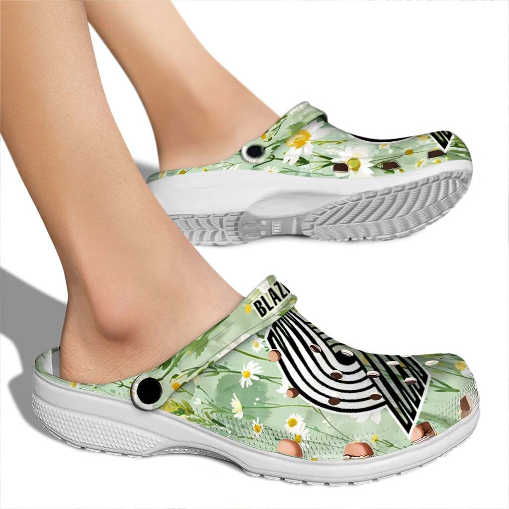 portland trail blazers daisy cluster clogs fashion forward portland trail blazers daisy cluster clogs fashion forward