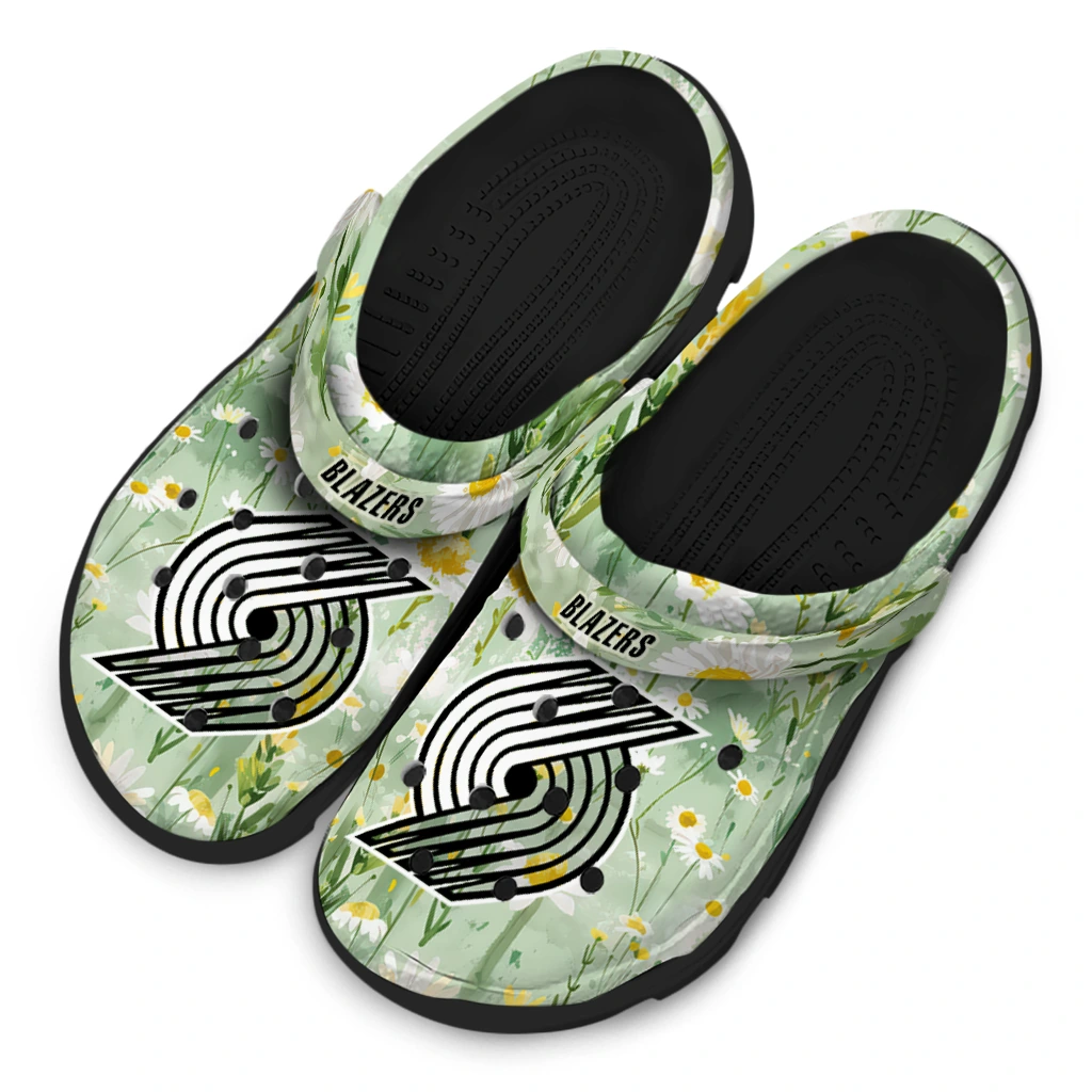 portland trail blazers daisy cluster clogs latest model portland trail blazers daisy cluster clogs latest model
