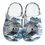 portland trail blazers mountain peaks clogs best selling