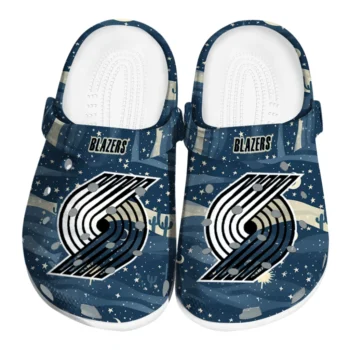 portland trail blazers night cactus clogs best selling