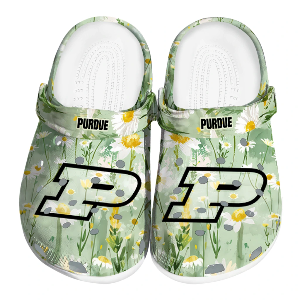 purdue boilermakers daisy cluster clogs best selling purdue boilermakers daisy cluster clogs best selling