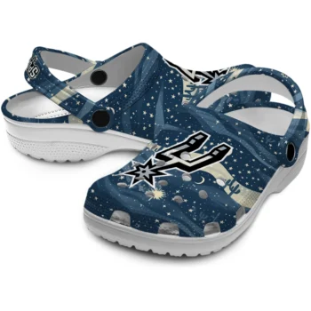 san antonio spurs night cactus clogs high quality