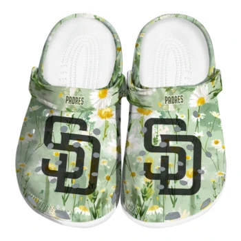 san diego padres daisy cluster clogs best selling