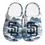 san diego padres mountain peaks clogs best selling