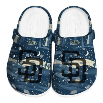 san diego padres night cactus clogs best selling