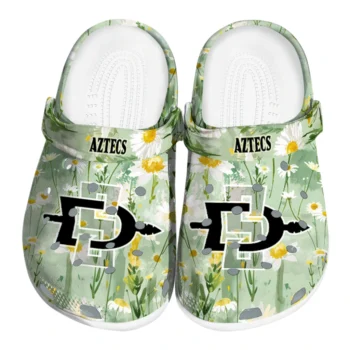 san diego state aztecs daisy cluster clogs best selling